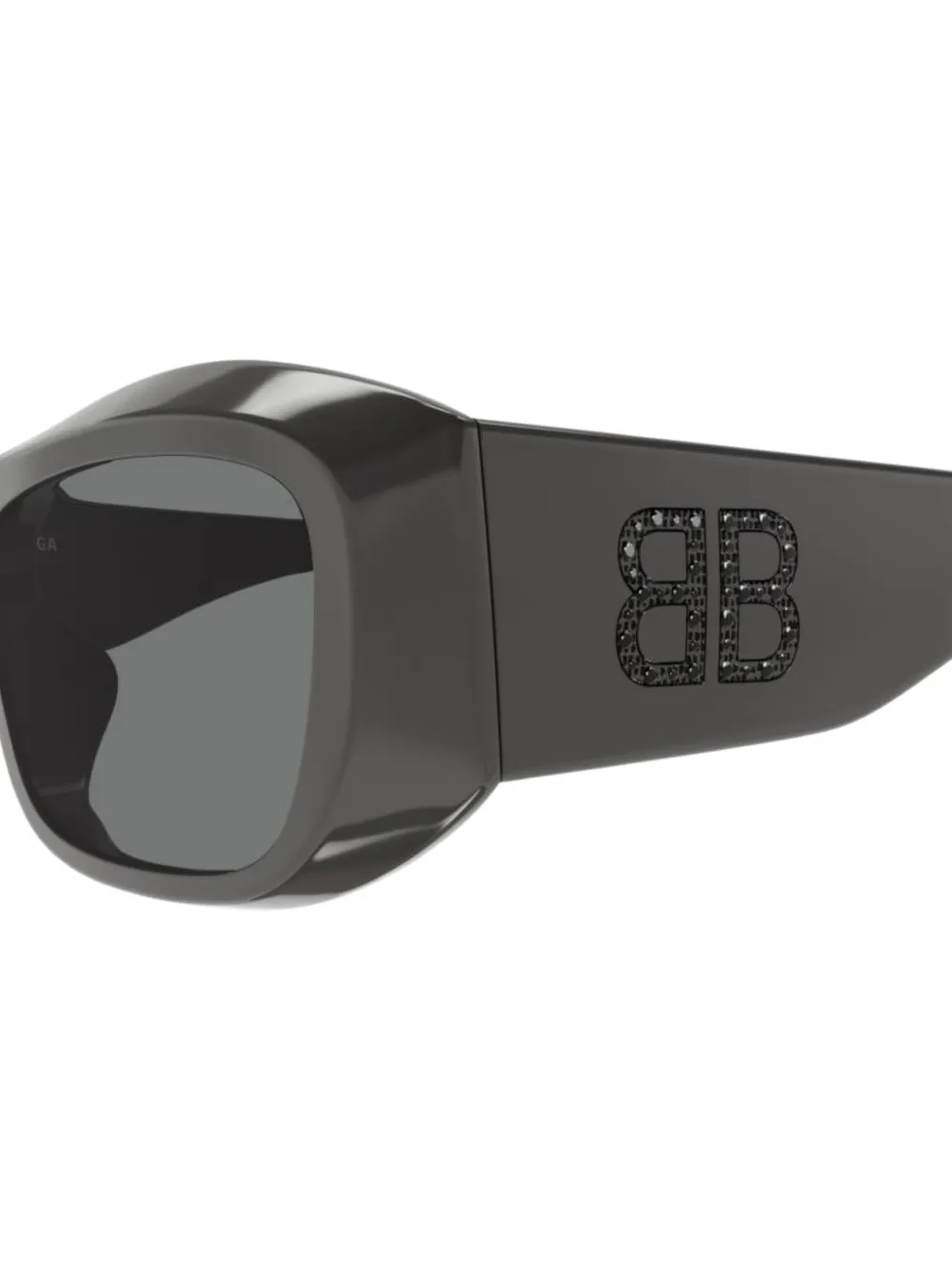 Balenciaga Eyewear Zonnebril met vierkant montuur Zwart