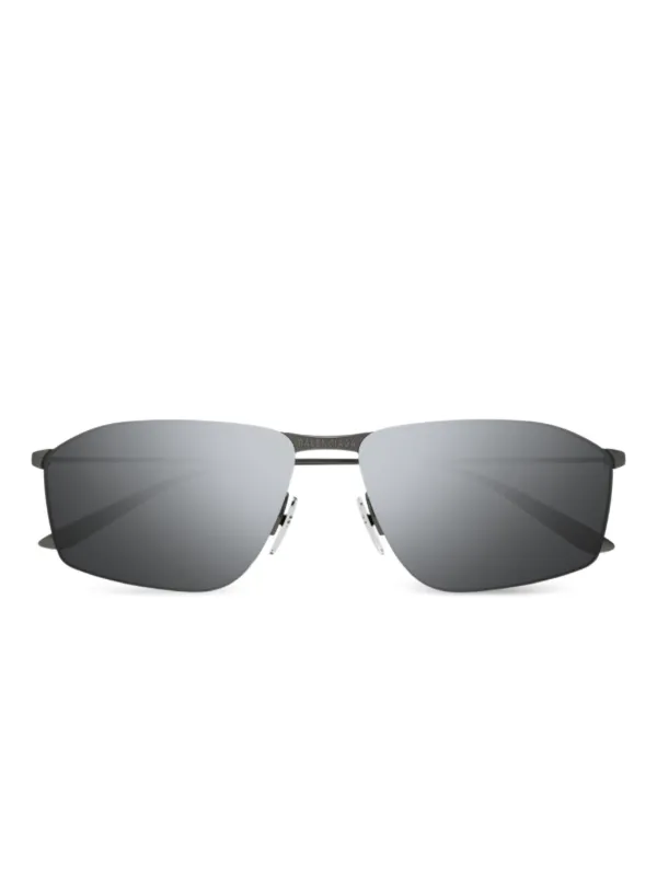 正規品　BALENCIAGA スクエアフレームサングラス ブラック Balenciaga Eyewear スクエアフレーム サングラス | ブラック