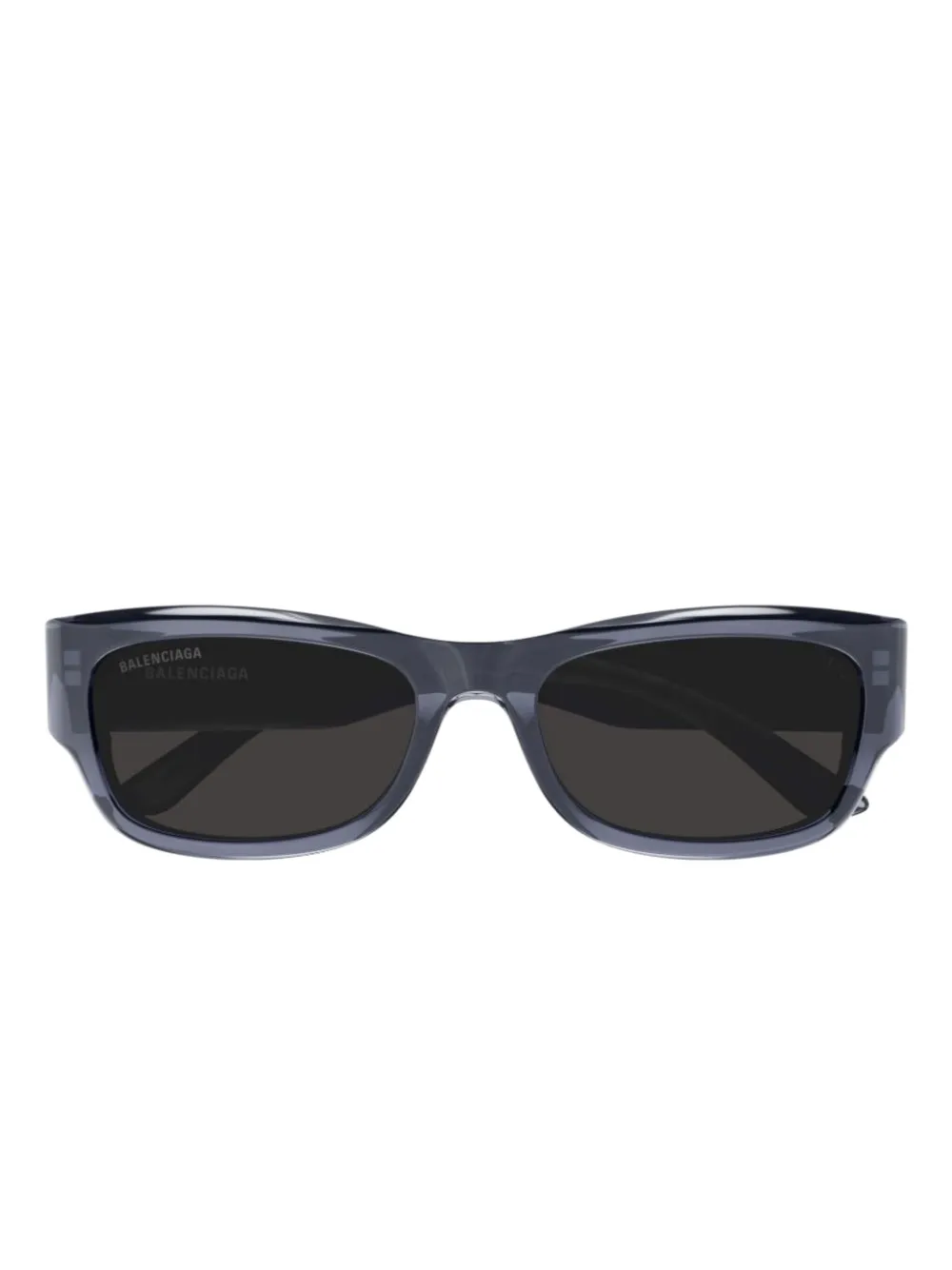 Balenciaga Eyewear Zonnebril met vierkant montuur Grijs