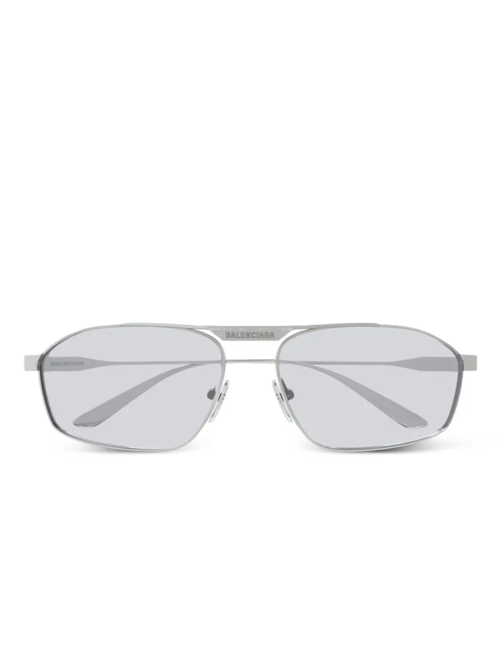 Balenciaga Eyewear Zonnebril met piloten montuur Zilver