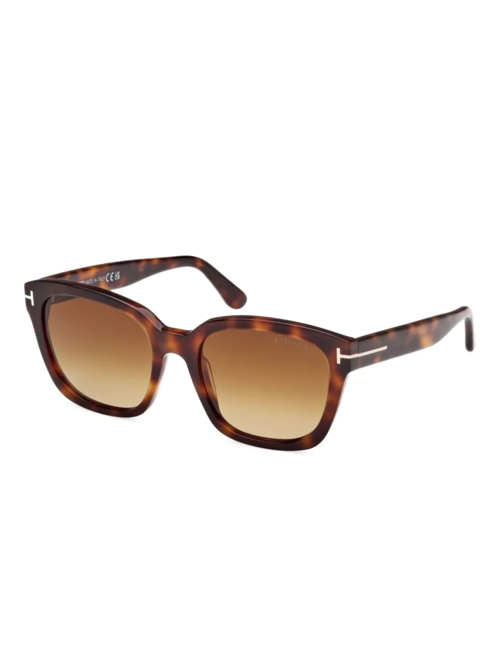 TOM FORD Eyewear tortoiseshell square-frame sunglasses Bruin