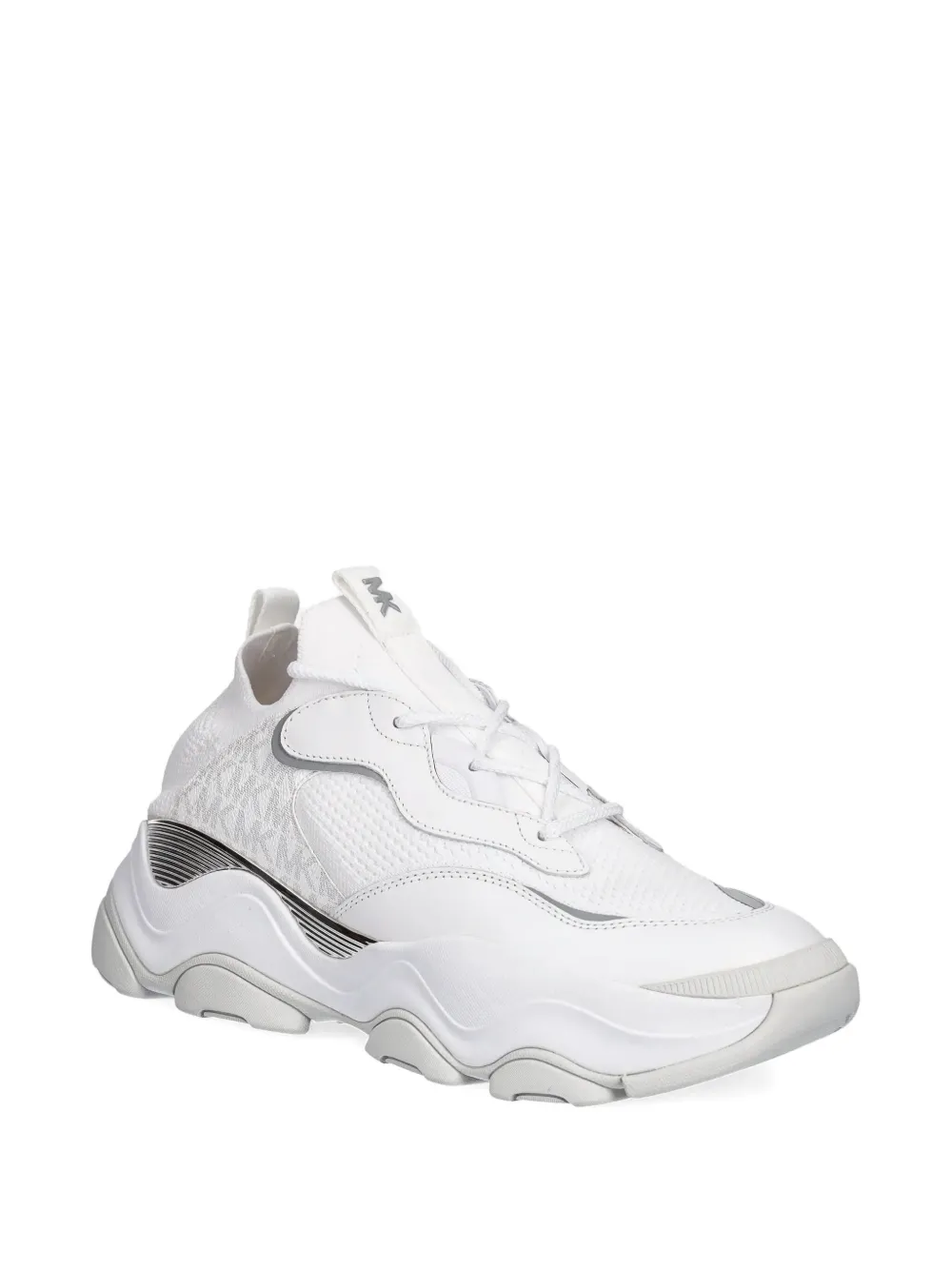 Michael Kors Atlas Chunky Lace-up Sneakers In White