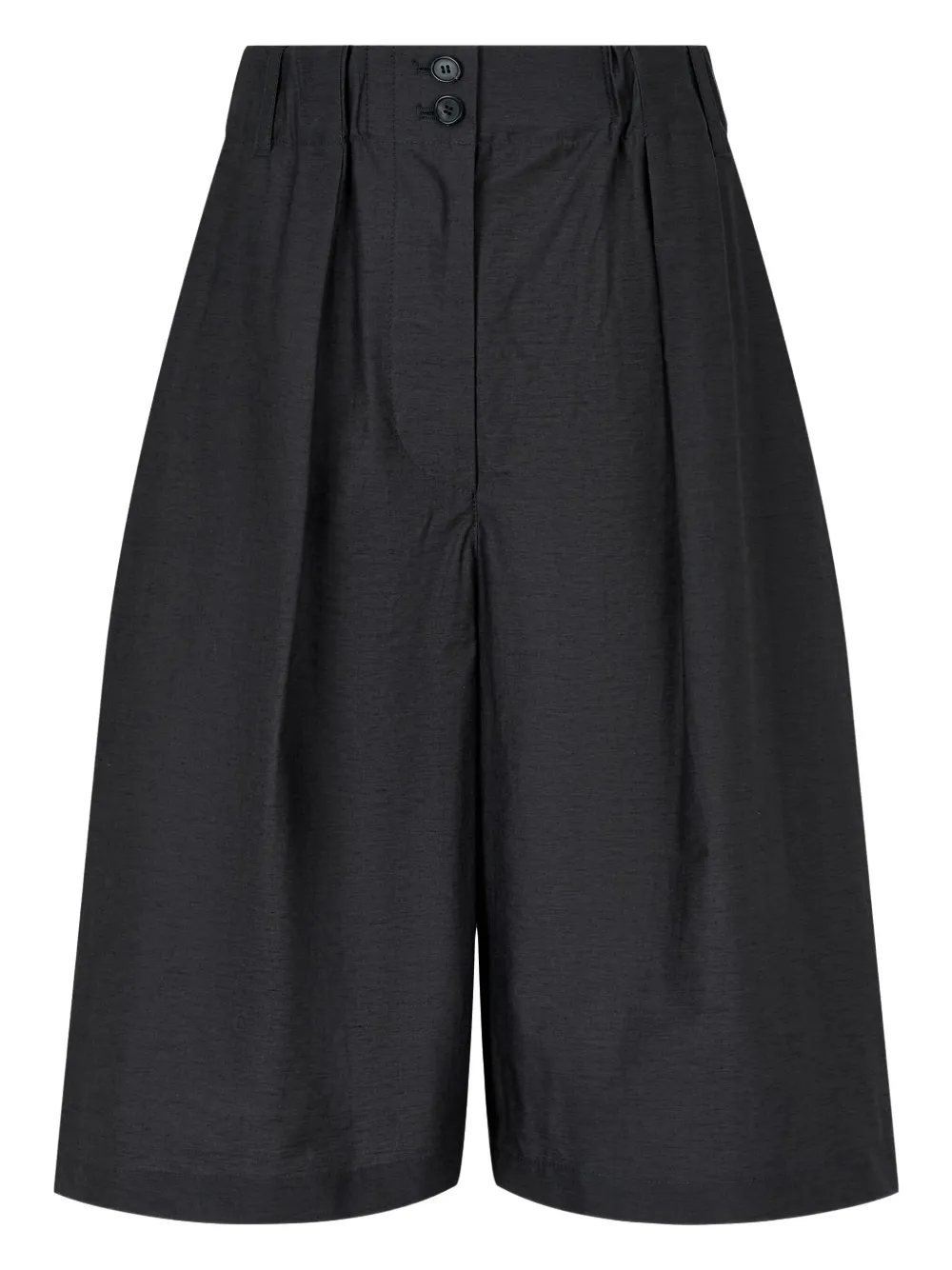 STUDIO TOMBOY Geplooide shorts met wijde pijpen Grijs