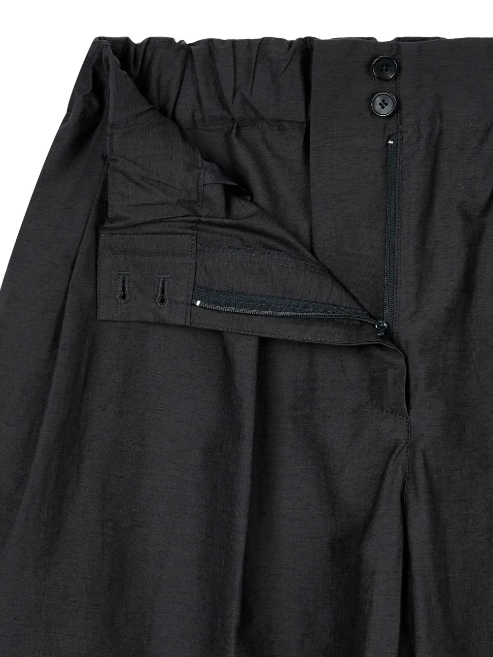 STUDIO TOMBOY Geplooide shorts met wijde pijpen Grijs
