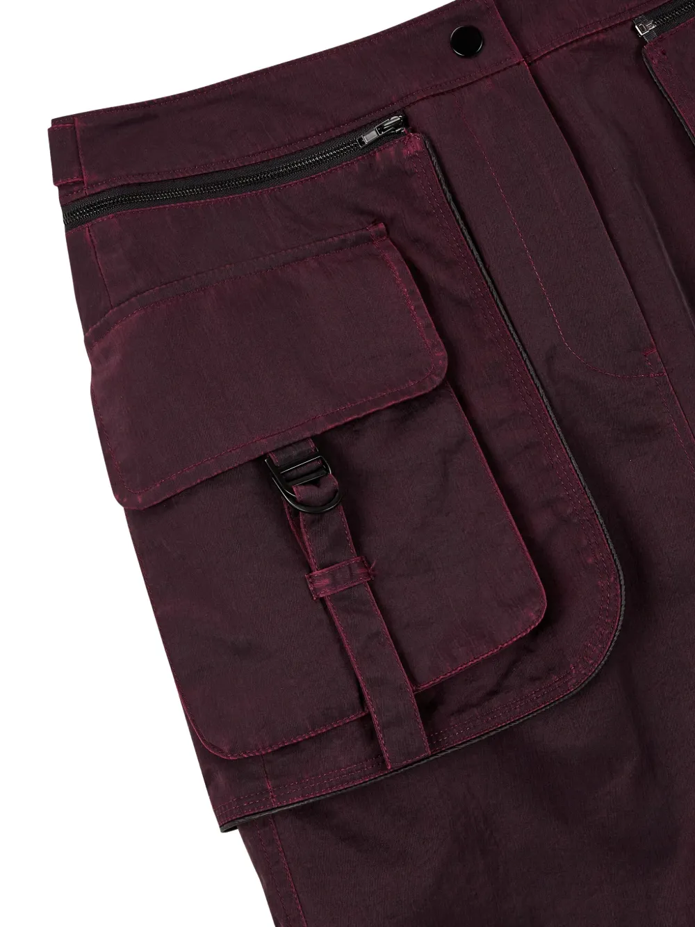 STUDIO TOMBOY Maxi-rok met cargo zak Rood