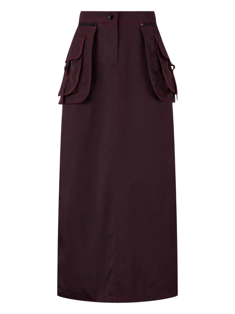 STUDIO TOMBOY Maxi-rok met cargo zak Rood