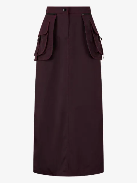 TOMBOY cargo-pocket maxi skirt