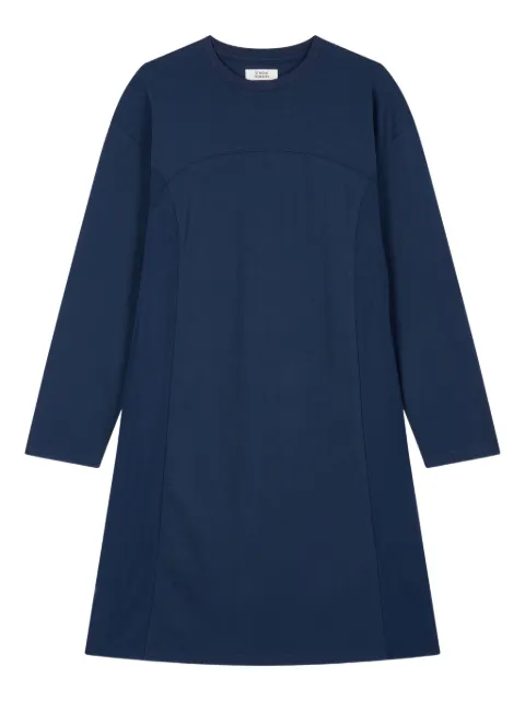 STUDIO TOMBOY vestido tejido de canalé con pliegues en la falda