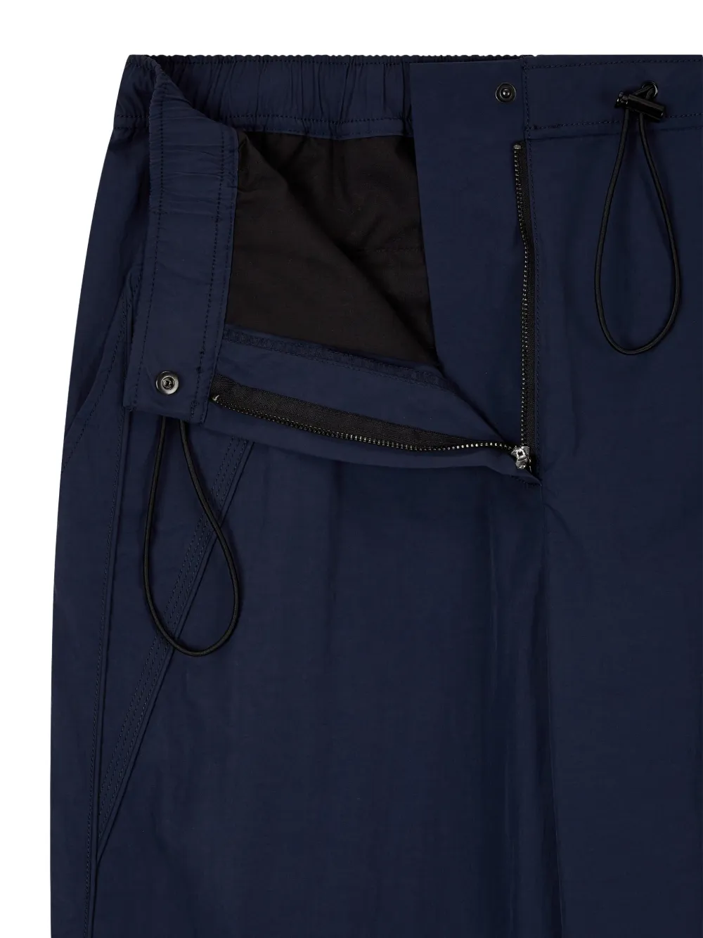 Studio Tomboy Wide-leg Drawstring Trousers In Blue