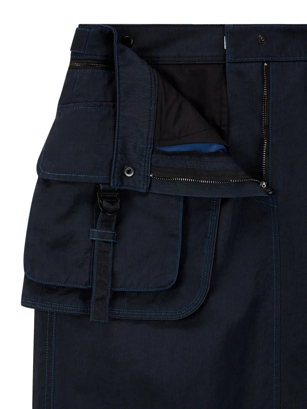 STUDIO TOMBOY Blouse met cargo zak Blauw
