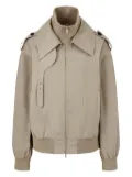 STUDIO TOMBOY zip-front utility jacket - Neutrals