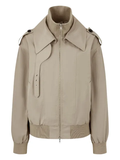 STUDIO TOMBOY zip-front utility jacket