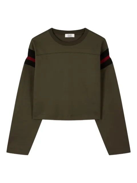 STUDIO TOMBOY cropped long-sleeve top