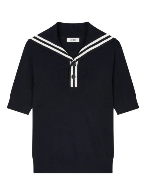 STUDIO TOMBOY top manga corta con cuello marinero