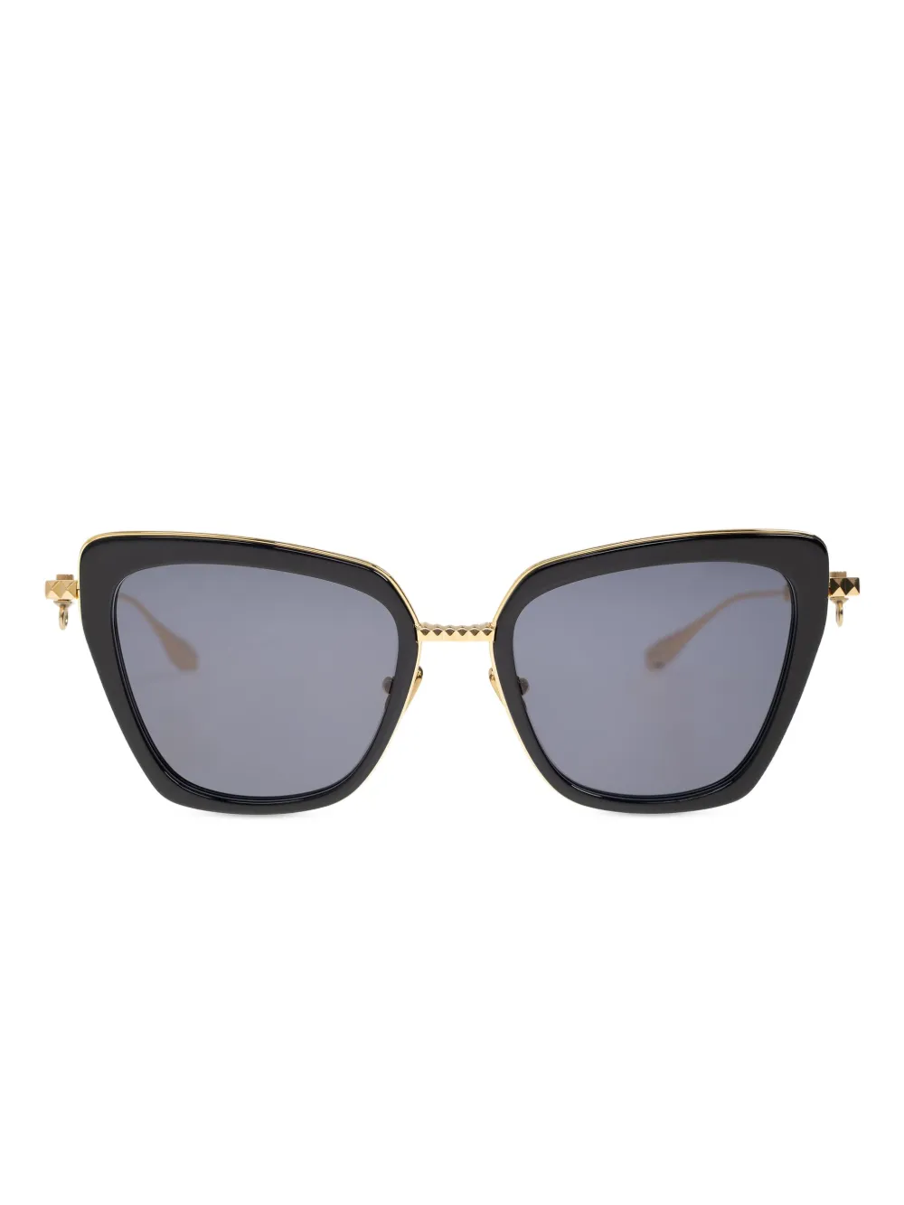VALENTINO GARAVANI EYEWEAR Zonnebril met oversized montuur Zwart