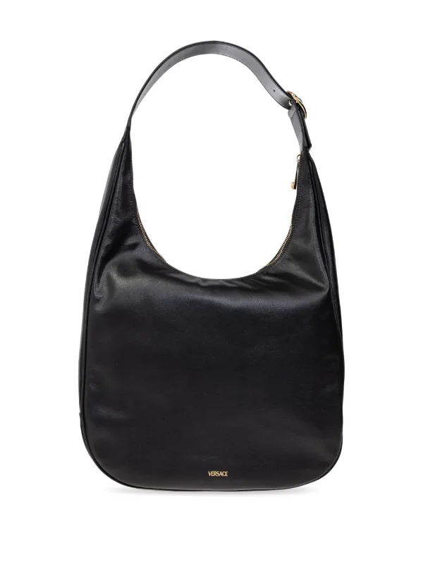 ♦VERSACE♦レザートートバッグ Versace レザー トートバッグ | ブラック | FARFETCH JP