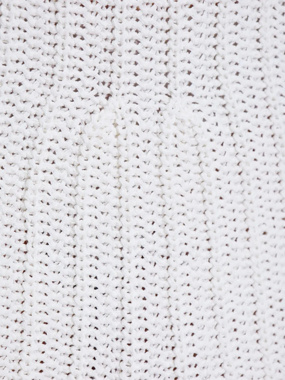 Max Mara Ribgebreide midi-jurk Wit