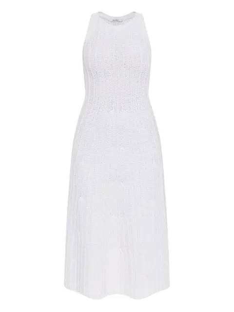 Max Mara vestido midi con diseño tejido de canalé