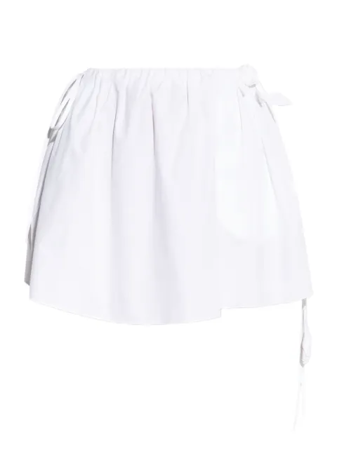 Blumarine falda corta con aplique floral