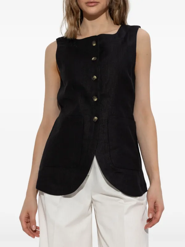 アウターその他 A FERRETTI Woman Waistcoat Black 10021627 0555 Alberta Ferretti Outlet: Jacket woman - Black | Alberta