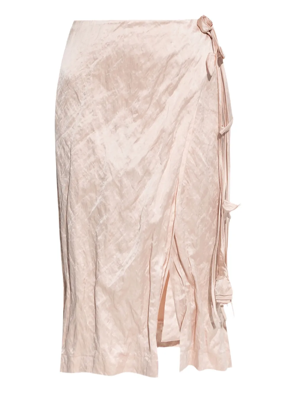 Blumarine wrap-design skirt Roze