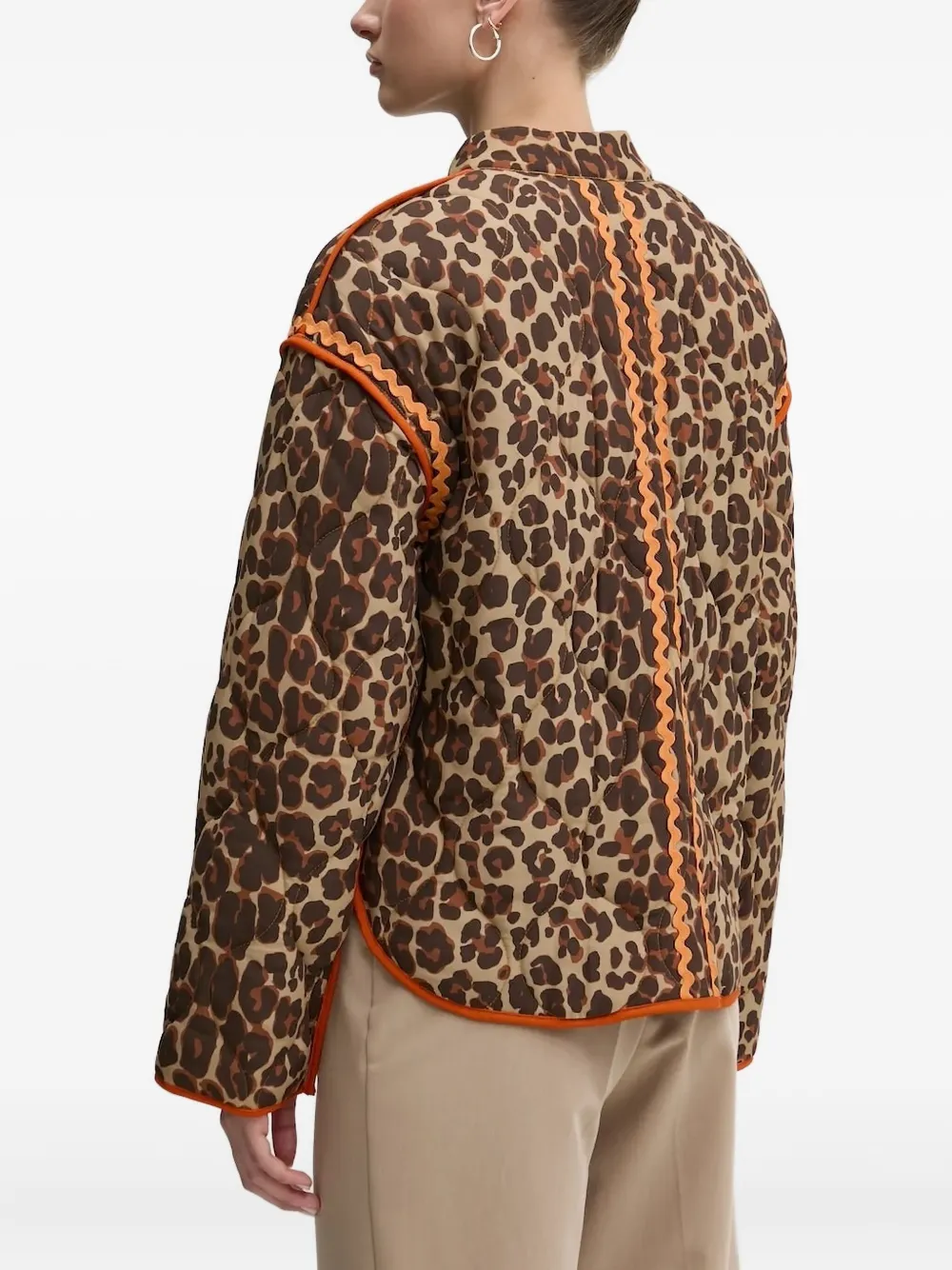 NEVER FULLY DRESSED Soller omkeerbaar gewatteerd jack Beige