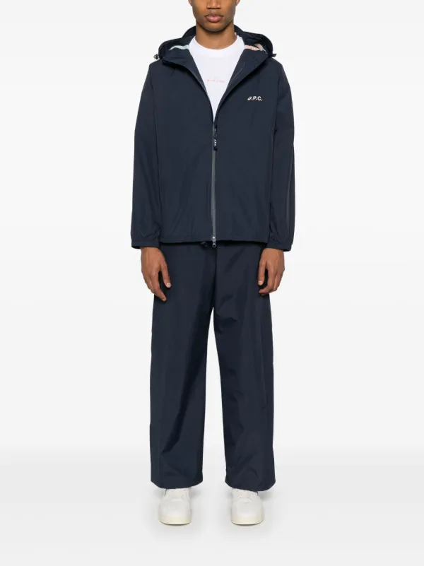 【関税込み】A.P.C. ネイビー ASICSエディション Wind Tシャツ A.P.C. x Asics Wind T-shirt | Blue | FARFETCH BN
