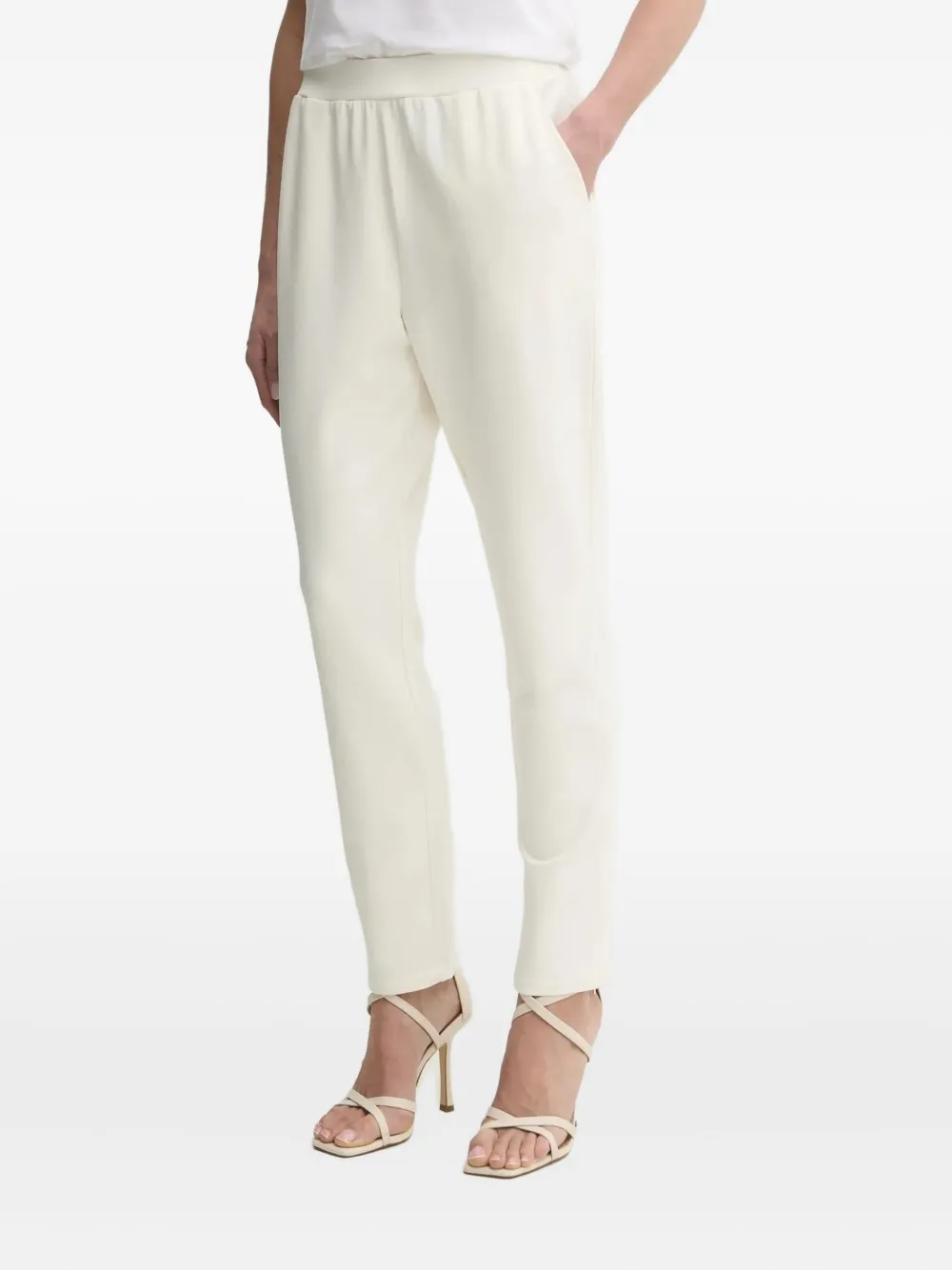 Liu •jo High-neck Zip-front Tracksuit In White
