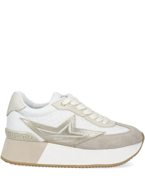 LIU JO textured-panels platform sneakers