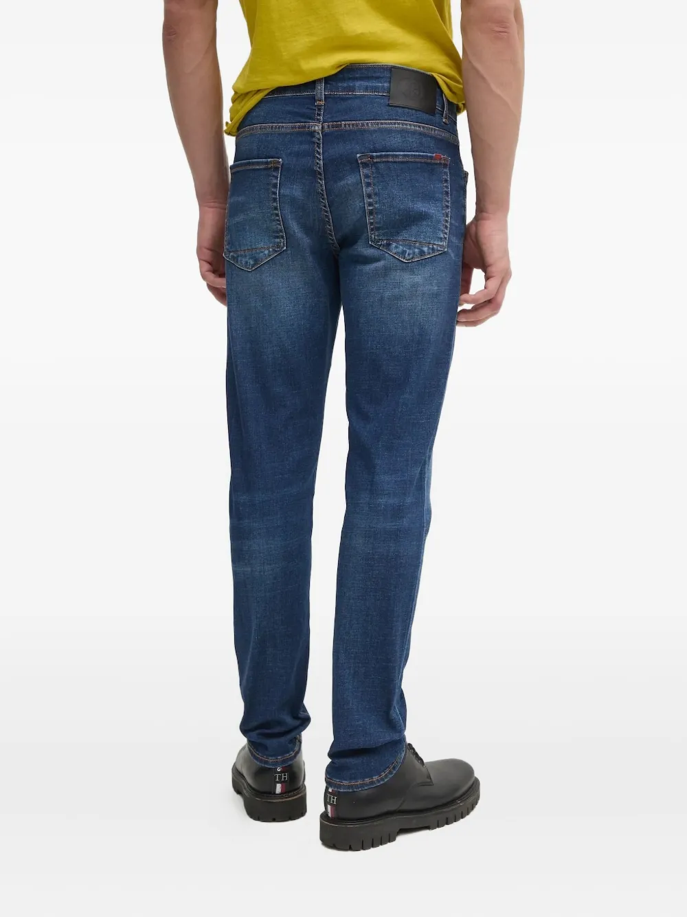 LIU JO logo-plaque jeans - Blauw