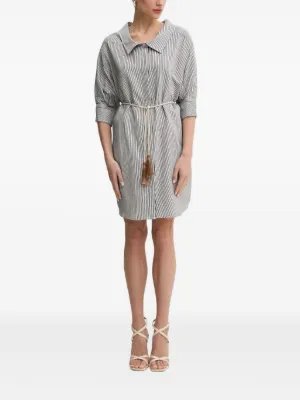 ワンピース LIU JO Woman Dress Cream CA5273T2957 X0450 Women's Sport Dresses: Long or Short Sport Dresses | LIU JO