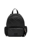 LIU JO logo-patch backpack - Black