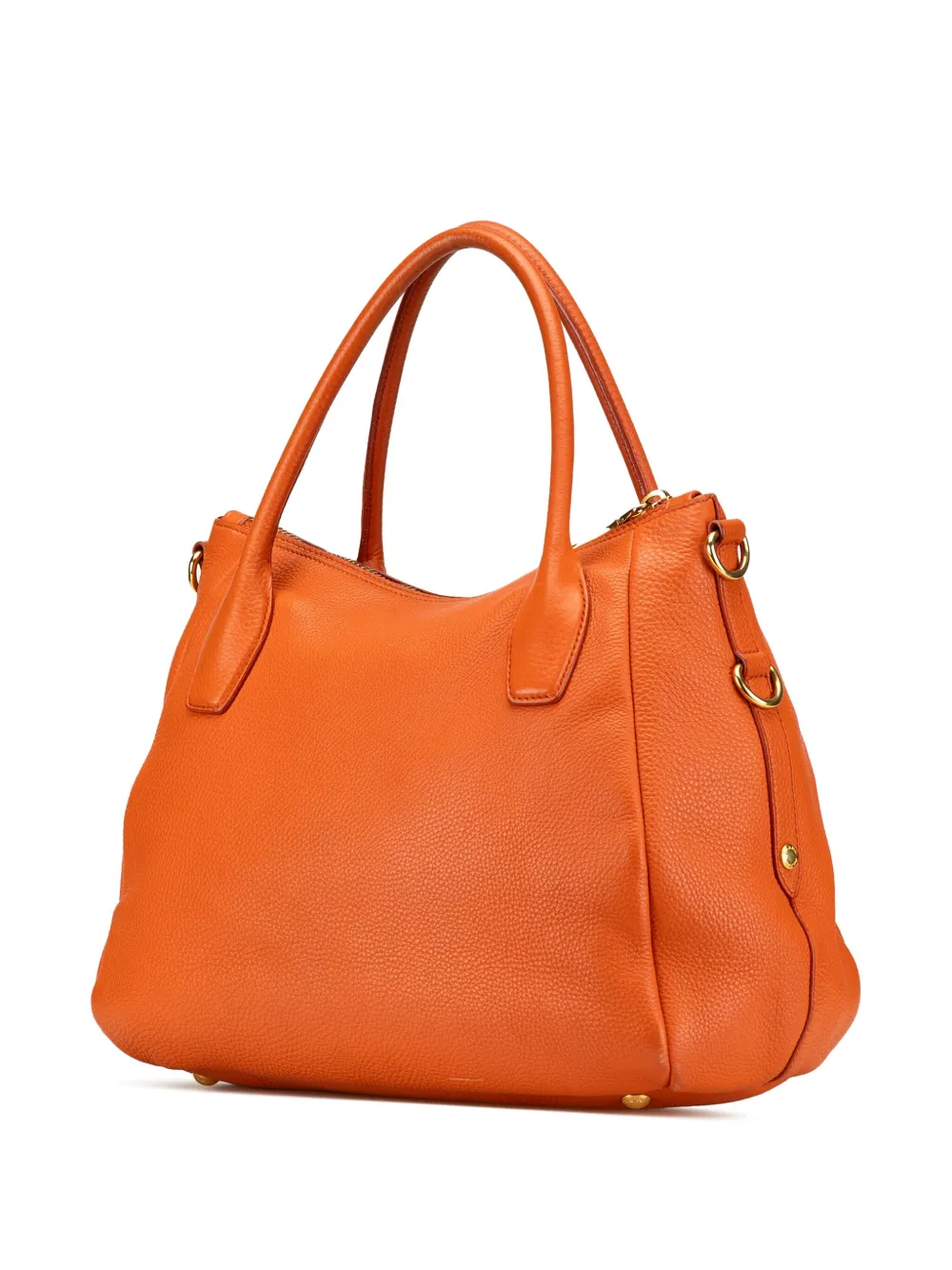Prada Pre-Owned 2000-2013 Vitello Daino Zip Top Convertible Tote satchel | Pre-Owned | Image 2