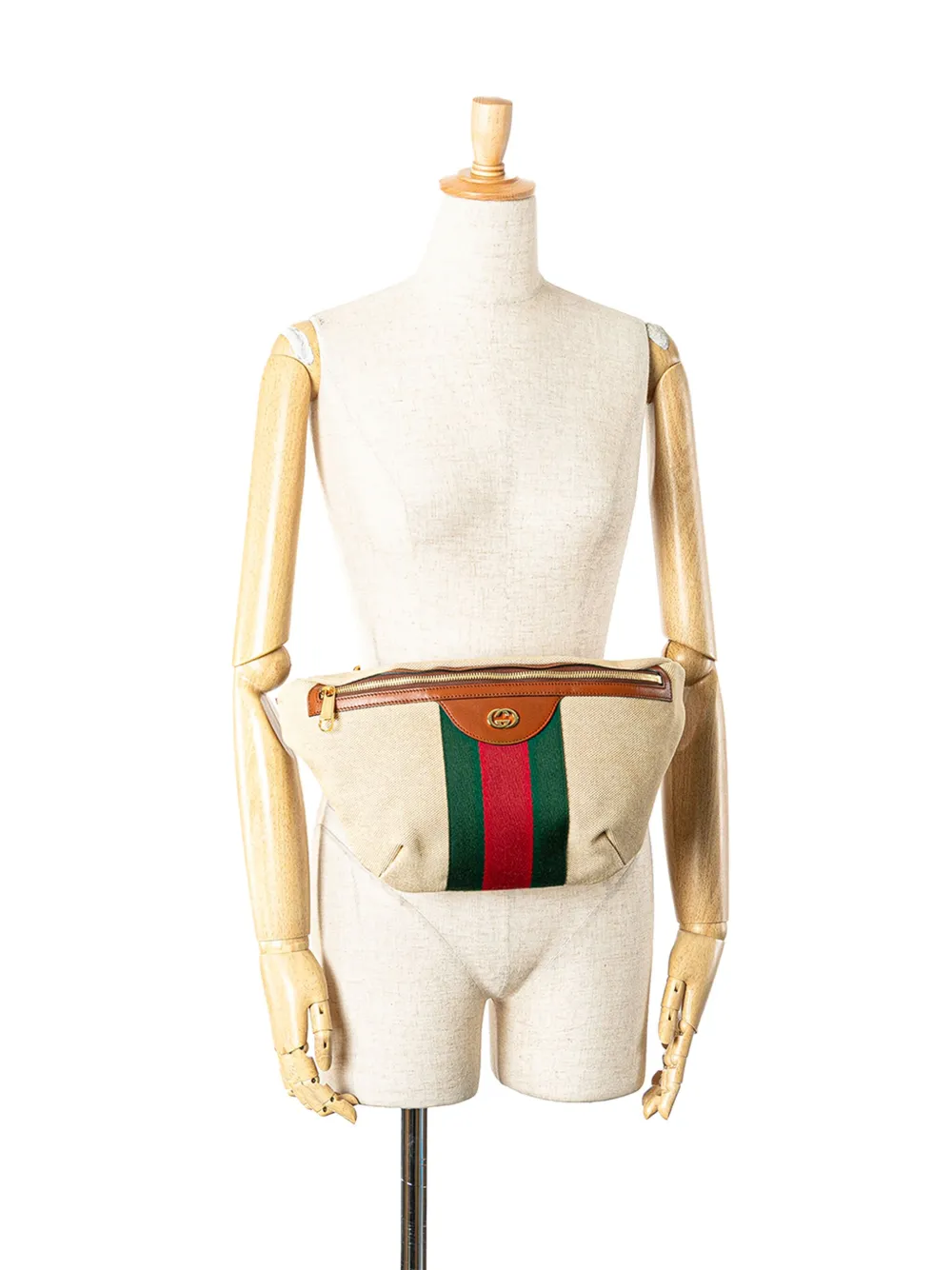 Gucci Pre-Owned Marsupio in tela con decorazione Web 2000-2015 | Image 7