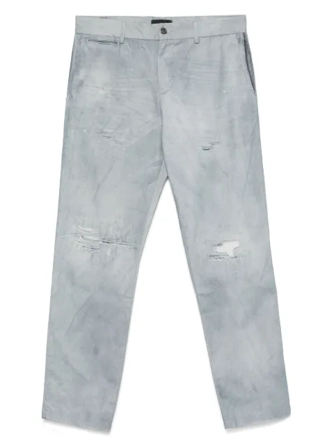 7 For All Mankind pantalones chinos con estampado de mezclilla