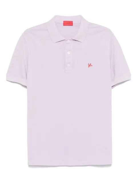 Isaia playera tipo polo manga corta