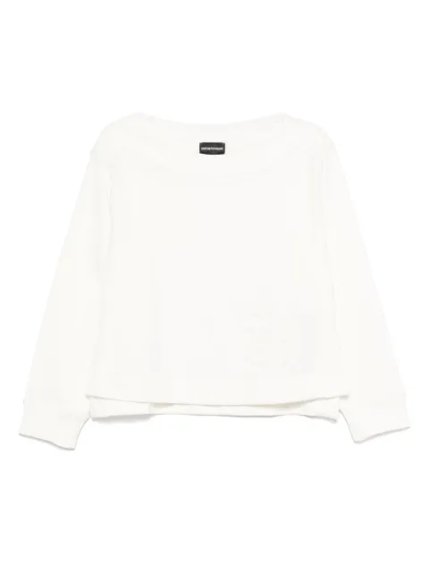 Emporio Armani logo-embossed sweatshirt