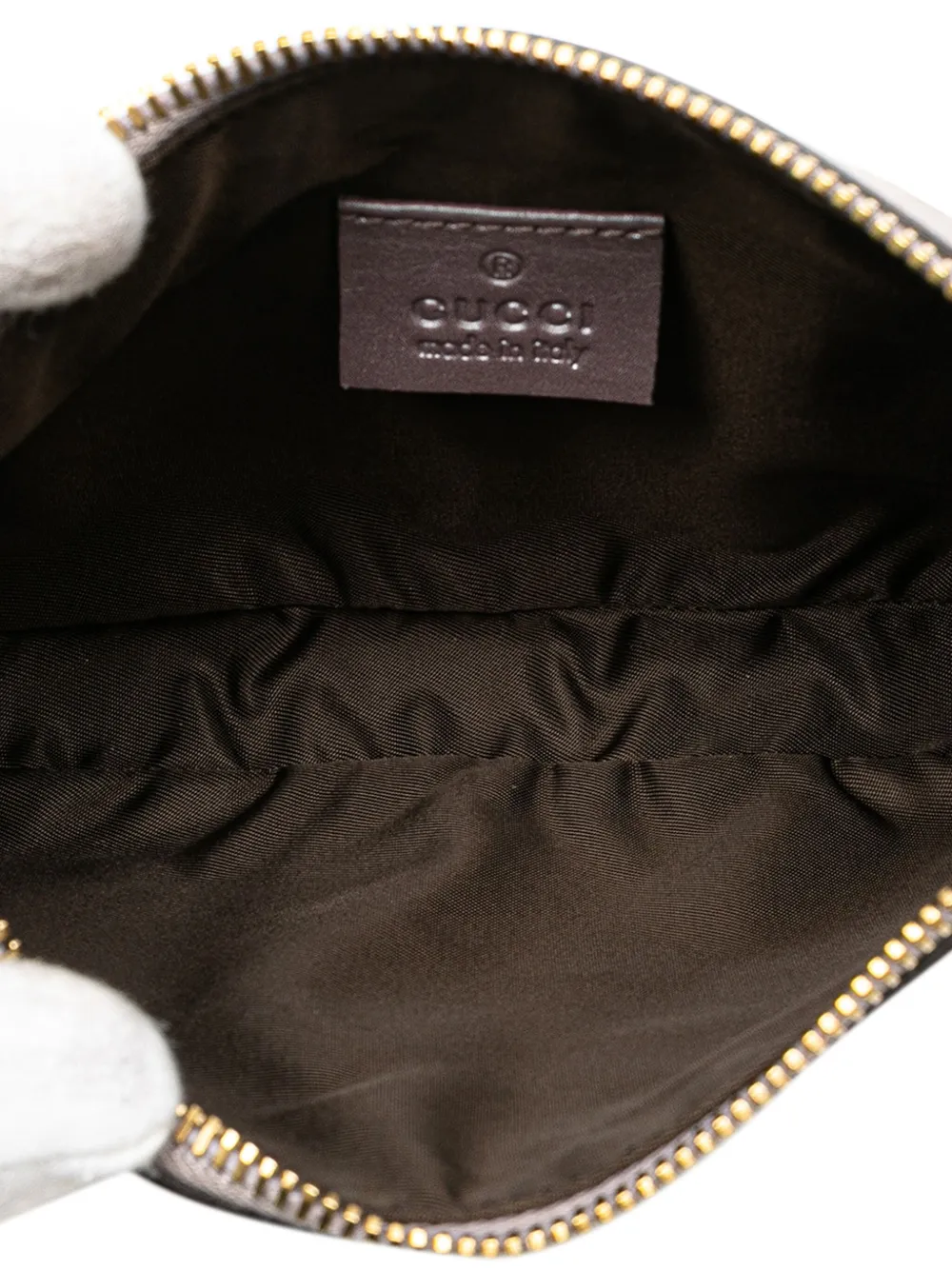 Pre-owned Gucci 2000-2015 Small Metallic Ssima Lovely Crossbody Bag In Purple