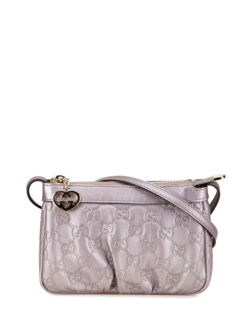 Petit sac à bandoulière métallisé Guccissima Lovely (2000-2015) - Gucci Pre-Owned - Modalova
