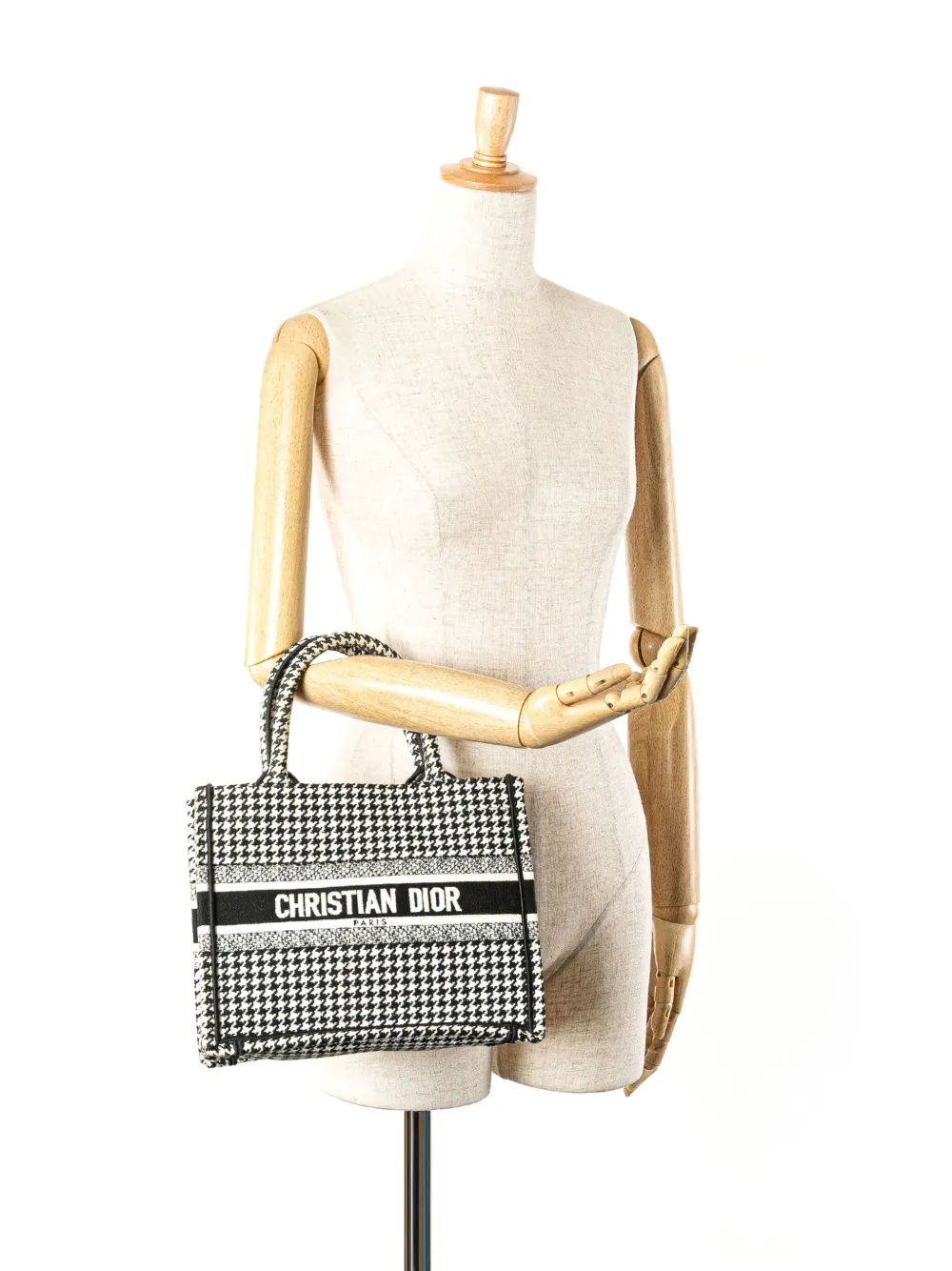 Christian Dior Pre-Owned 2023 スモール ハウンドトゥース エン