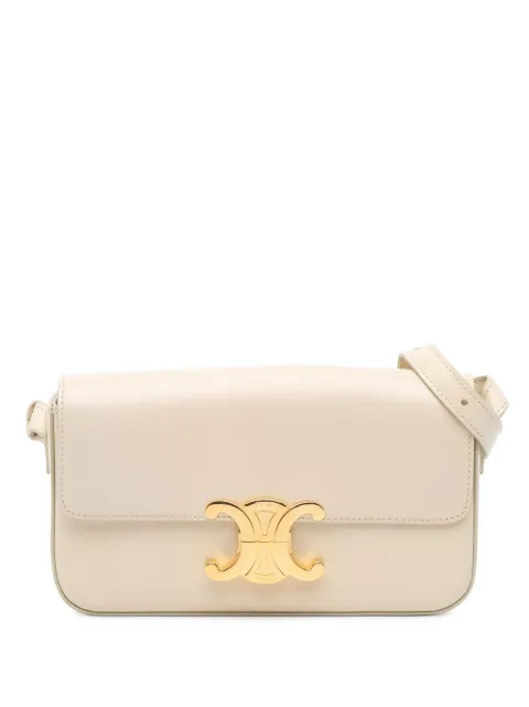 Céline Pre-Owned 2021 Triomphe Leather Claude shoulder bag