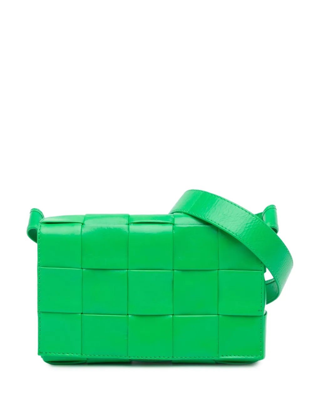 2012-2024 Small Nappa Intrecciato Cassette crossbody bag