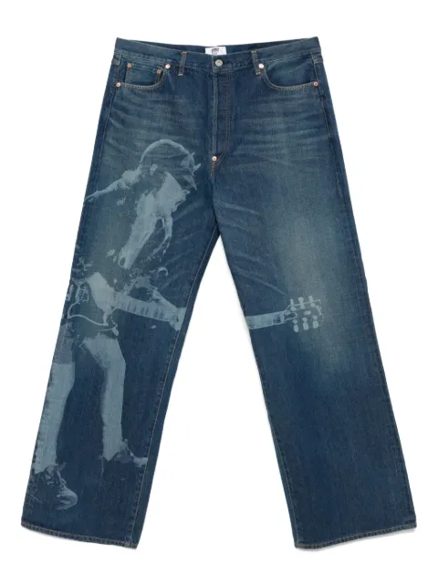 Junya Watanabe MAN jeans estampados