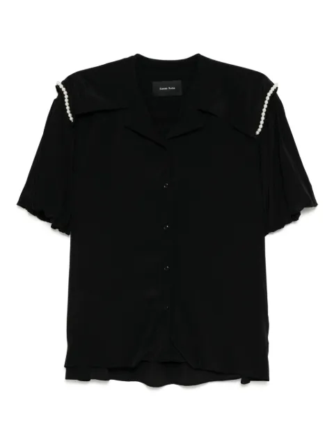 Simone Rocha cropped sailor collar shirt