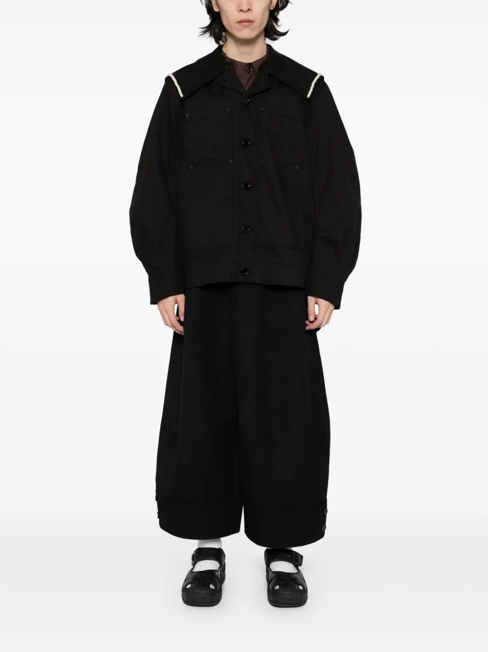 Simone Rocha セーラーカラージャケット | デニムジャケット | Image 2