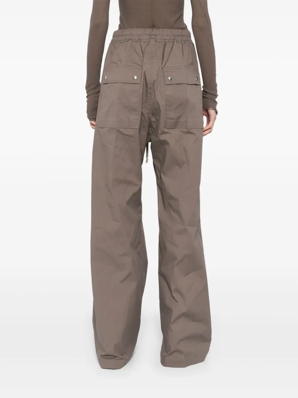 Rick Owens Broek met wijde pijpen Bruin