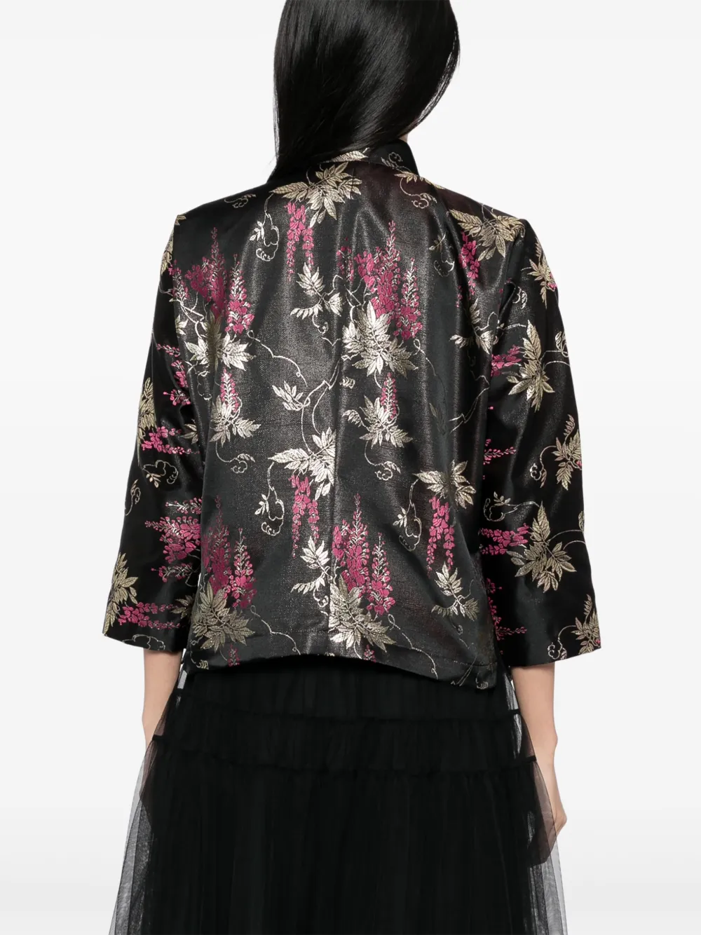 Comme Des Garçons Comme Des Garçons Jack met jacquard Zwart