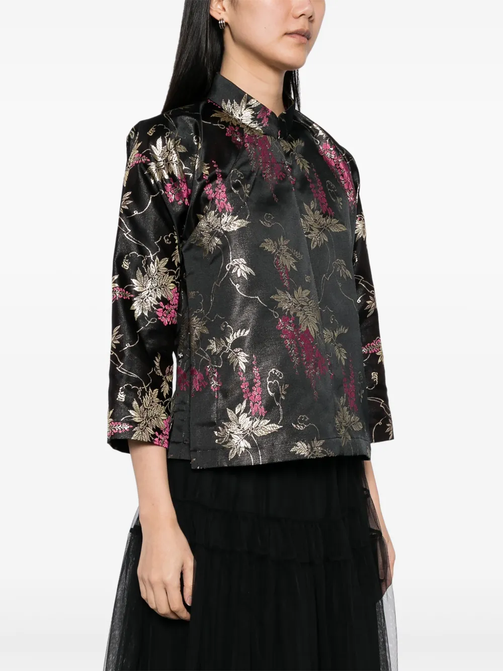 Comme Des Garçons Comme Des Garçons Jack met jacquard Zwart