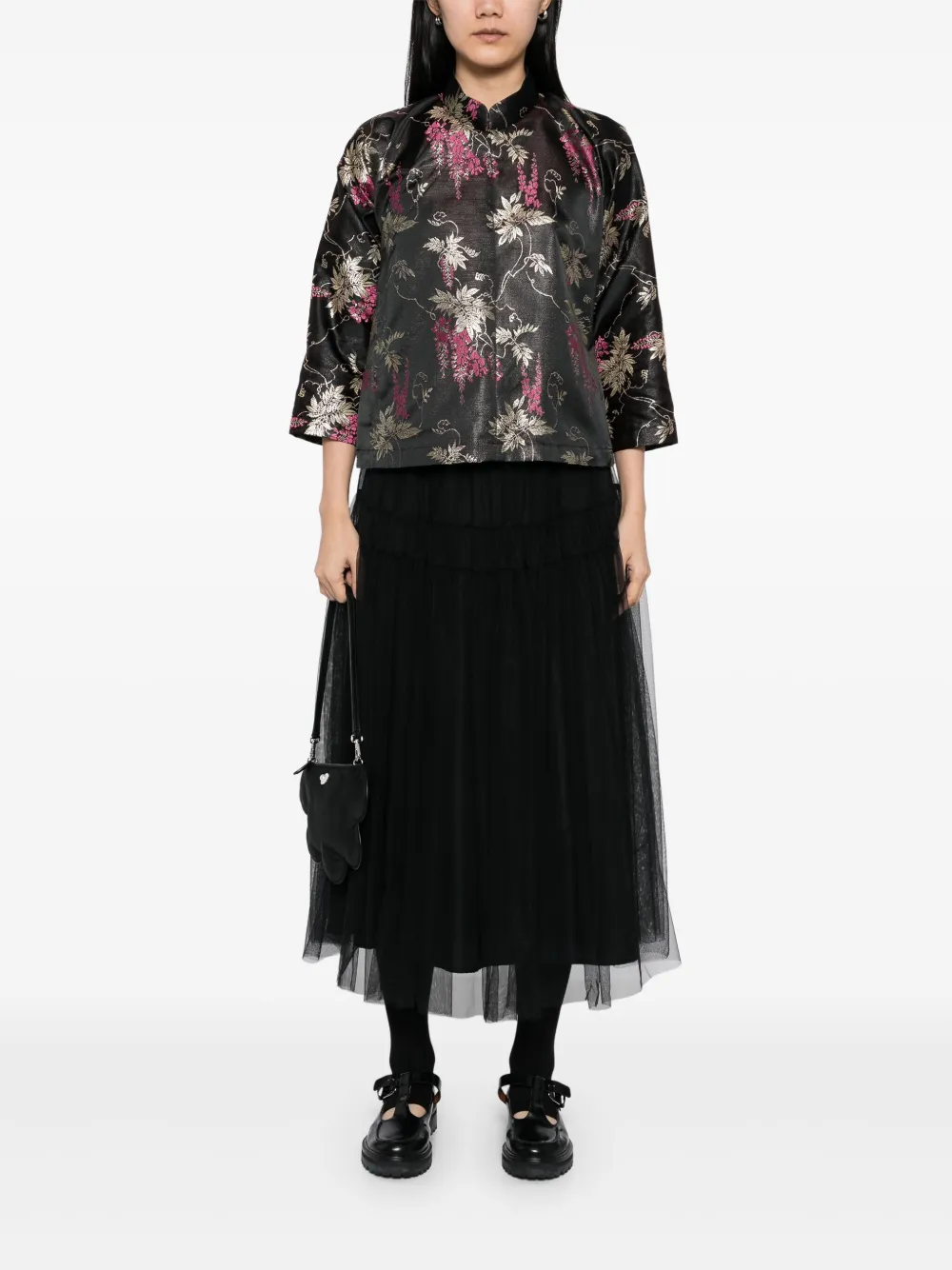 Comme Des Garçons Comme Des Garçons Jack met jacquard Zwart