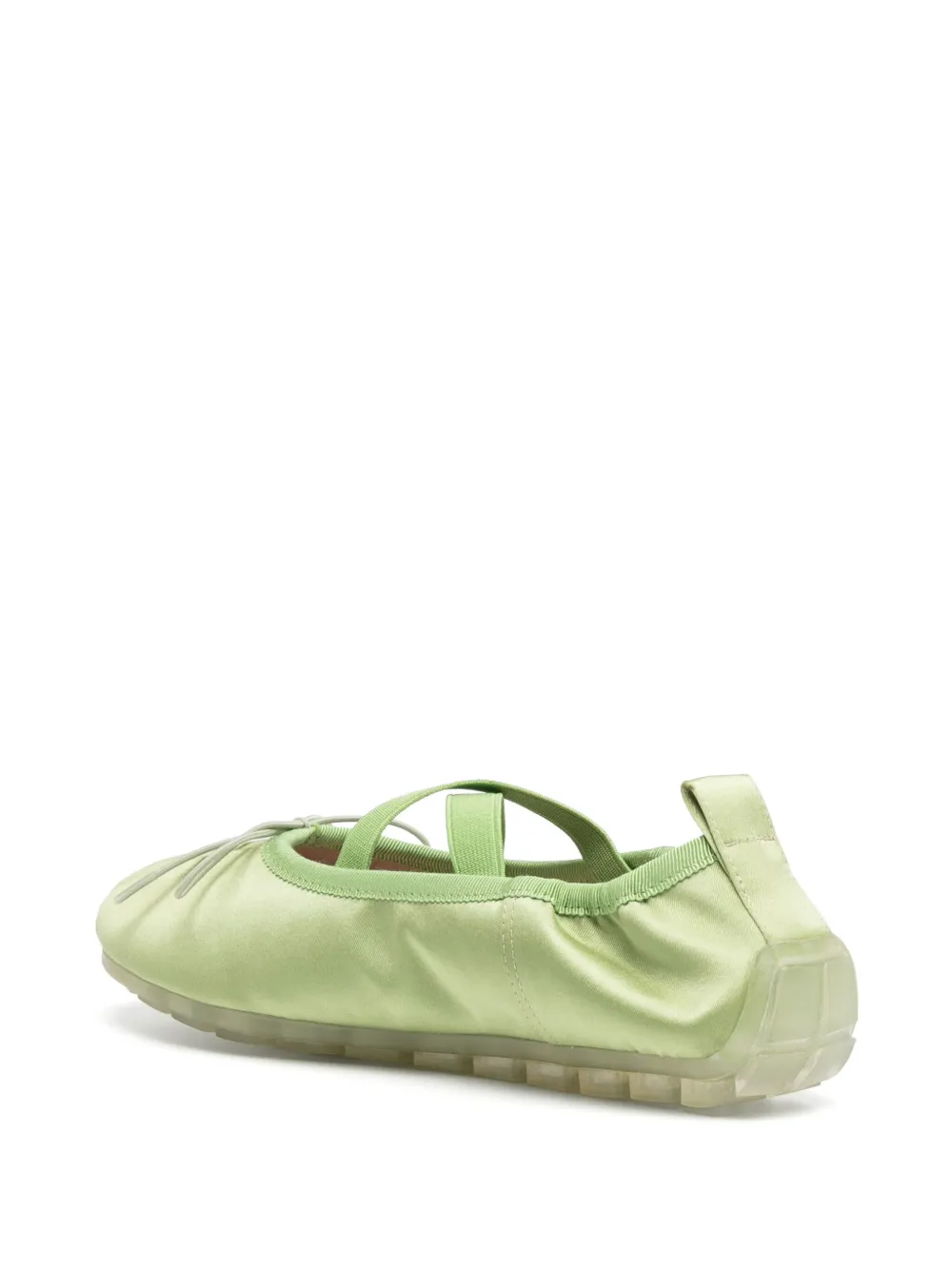 Simone Rocha embellished ballet flats Green